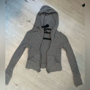 Gray cropped jacket size small